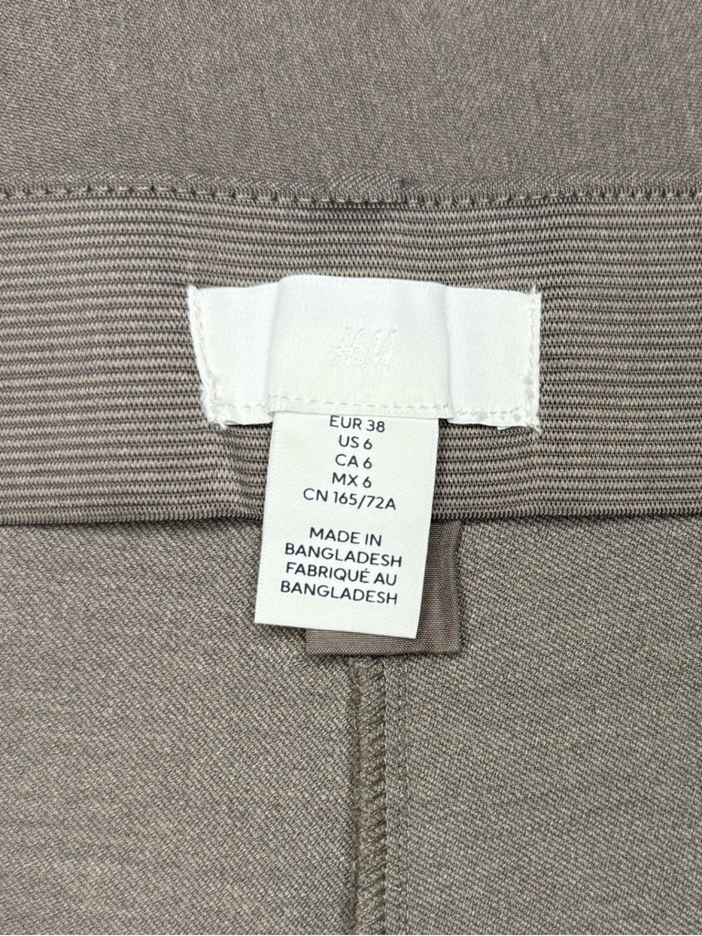 H&M Slacks Dark Taupe Size 6 - Picture 5 of 9